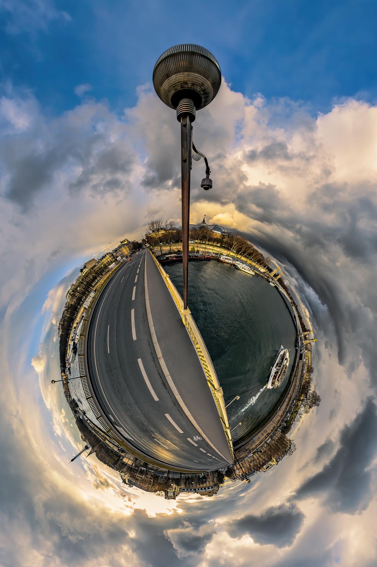 New York Photography Awards Winner - Tiny Planet-sur-Seine