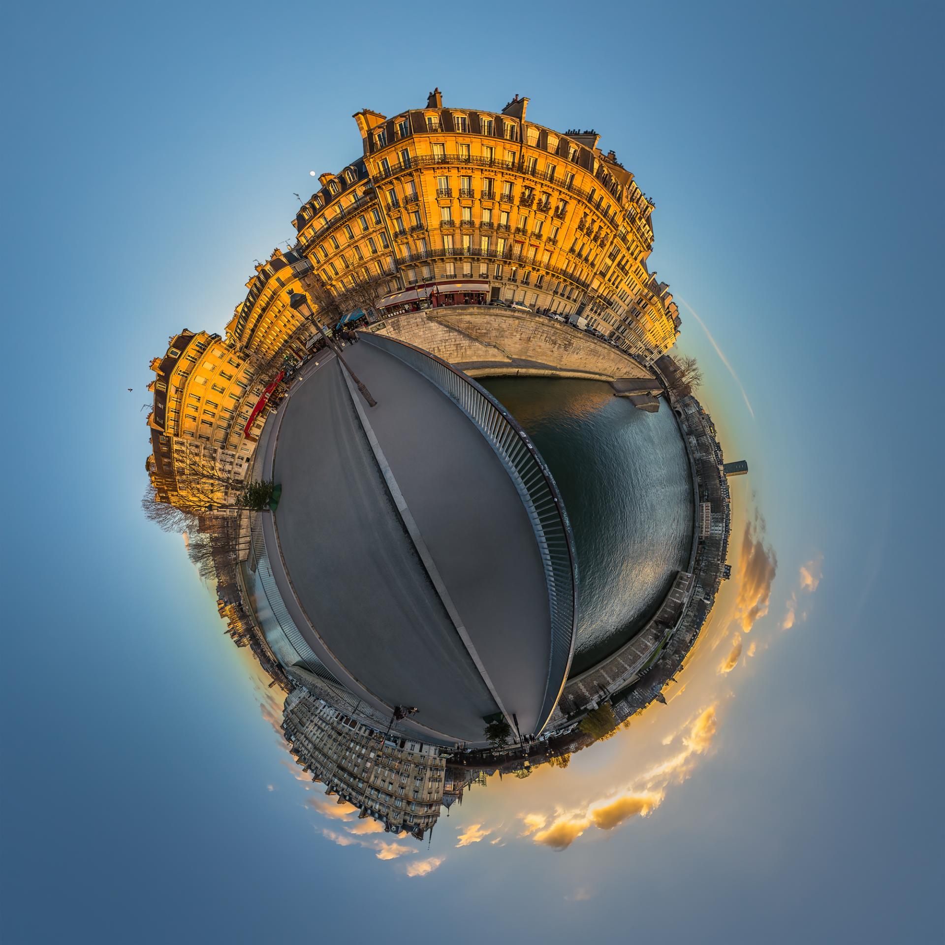 New York Photography Awards Winner - Tiny Planet-sur-Seine