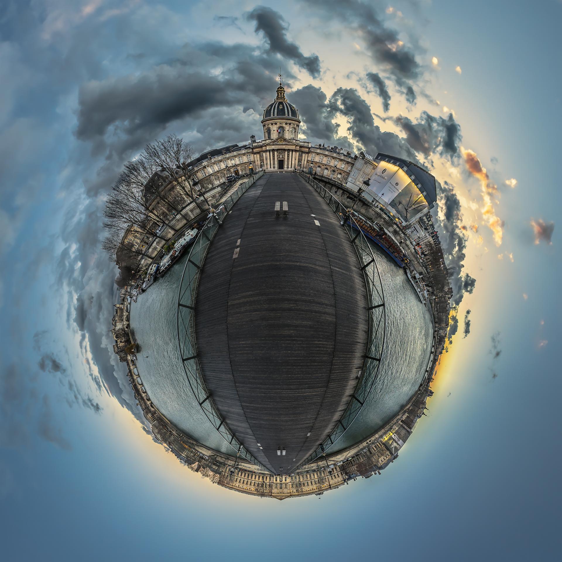 New York Photography Awards Winner - Tiny Planet-sur-Seine