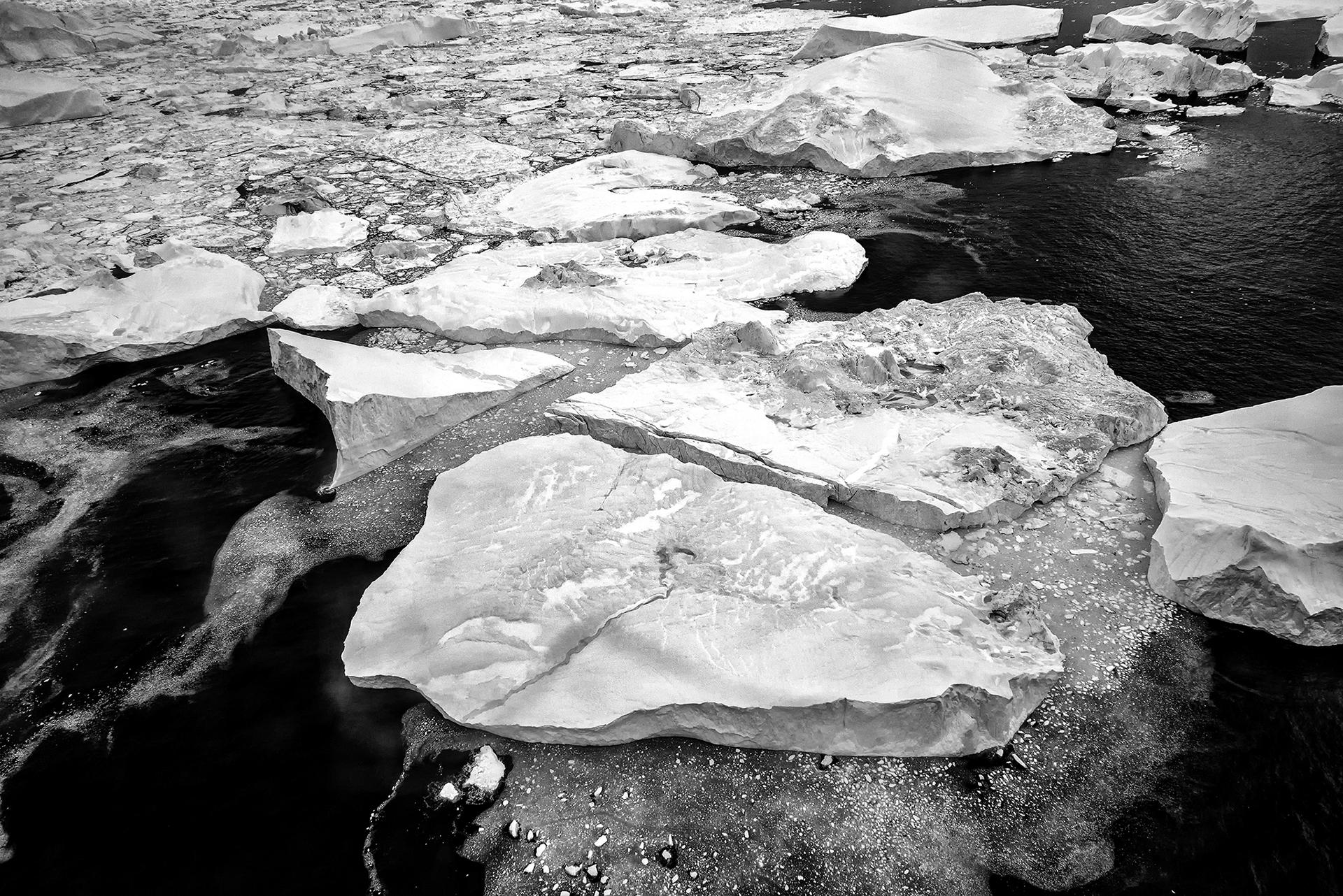 New York Photography Awards Winner - Over the iceberg (black and white)