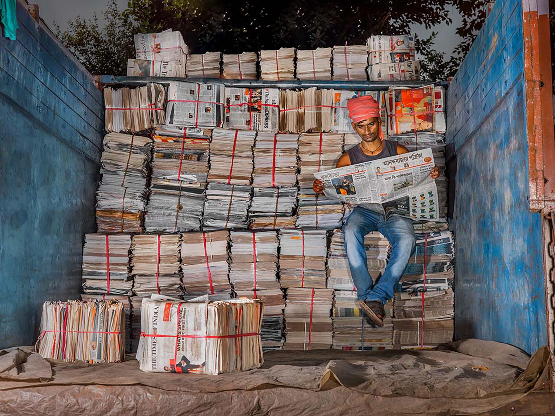 New York Photography Awards Winner - The Newspaper Man