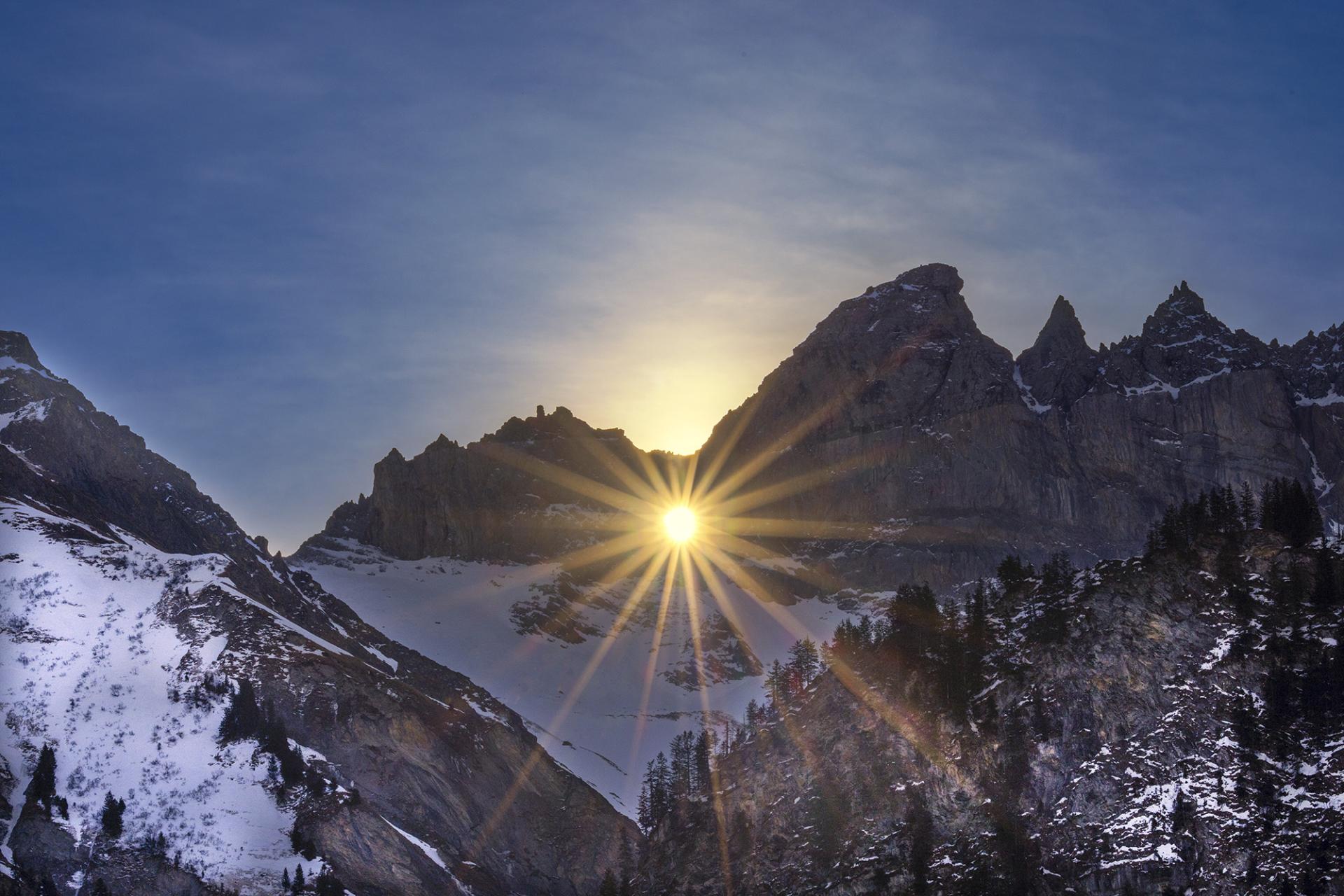 New York Photography Awards Winner - Sunrise through the Martinsloch