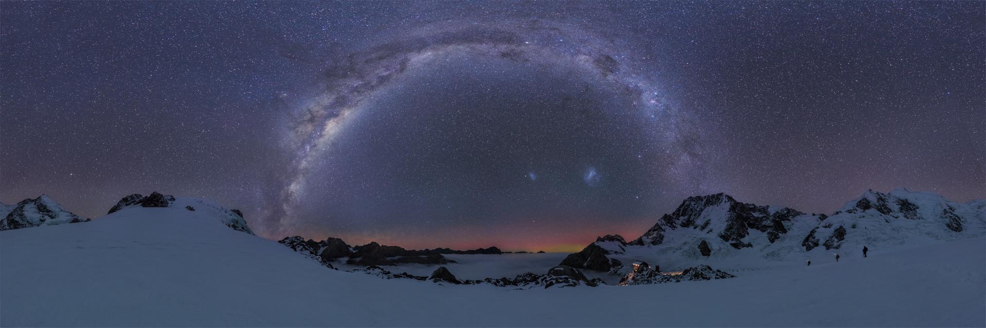 New York Photography Awards Winner - Aoraki Plateau Hut Nightime 360