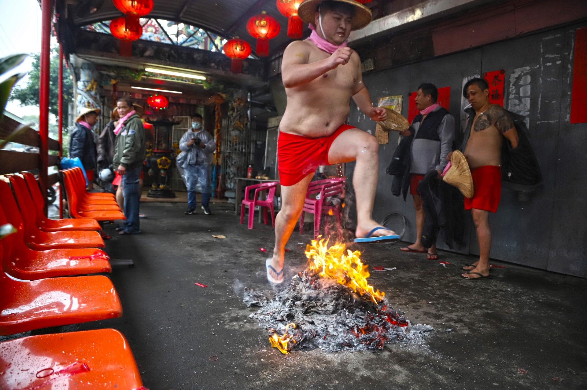 New York Photography Awards Winner -  The firecrackers praying to the Earth God