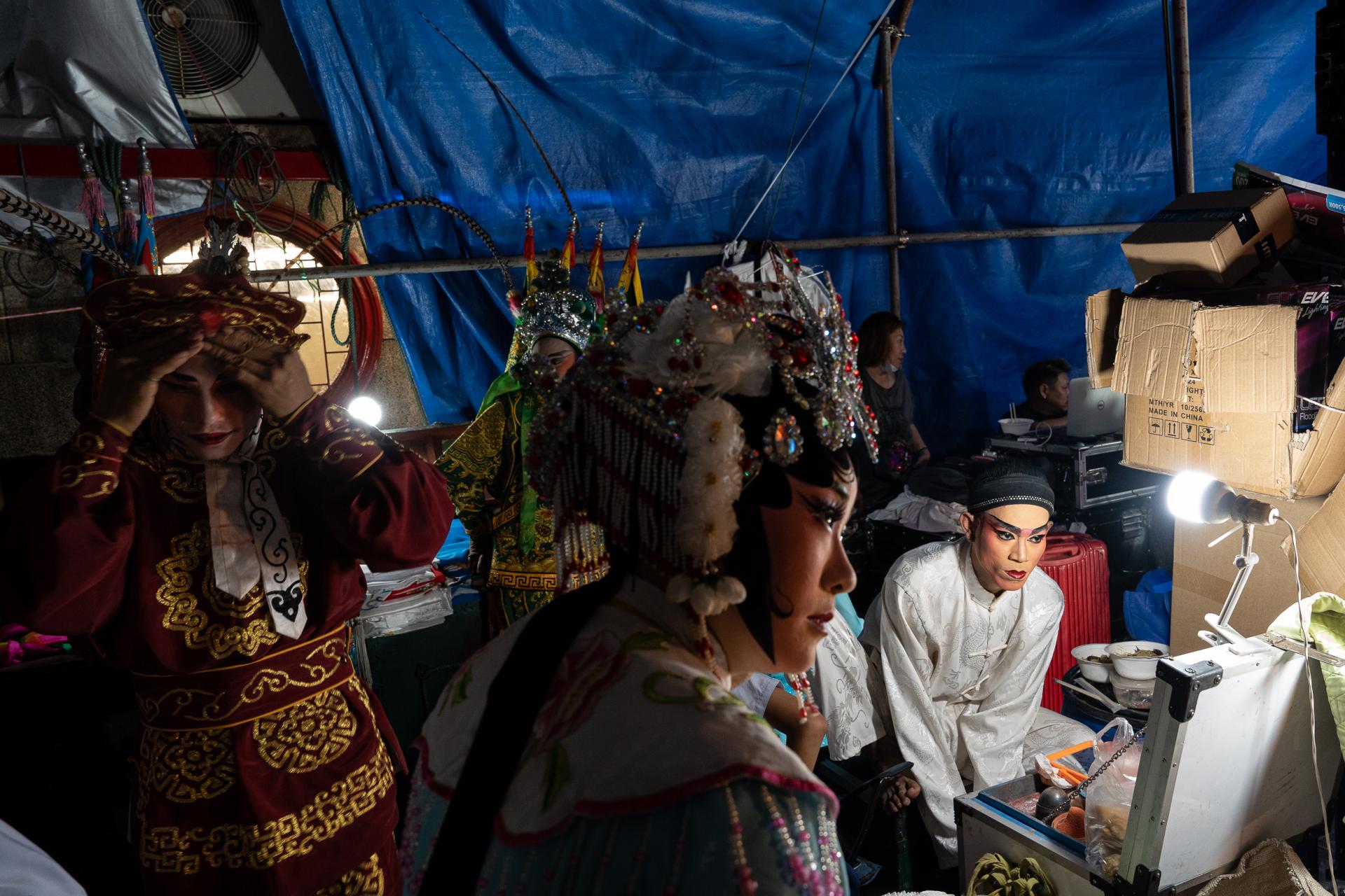 New York Photography Awards Winner - Chalang Gek Lao Chun Chinese Opera Company In Bangkok