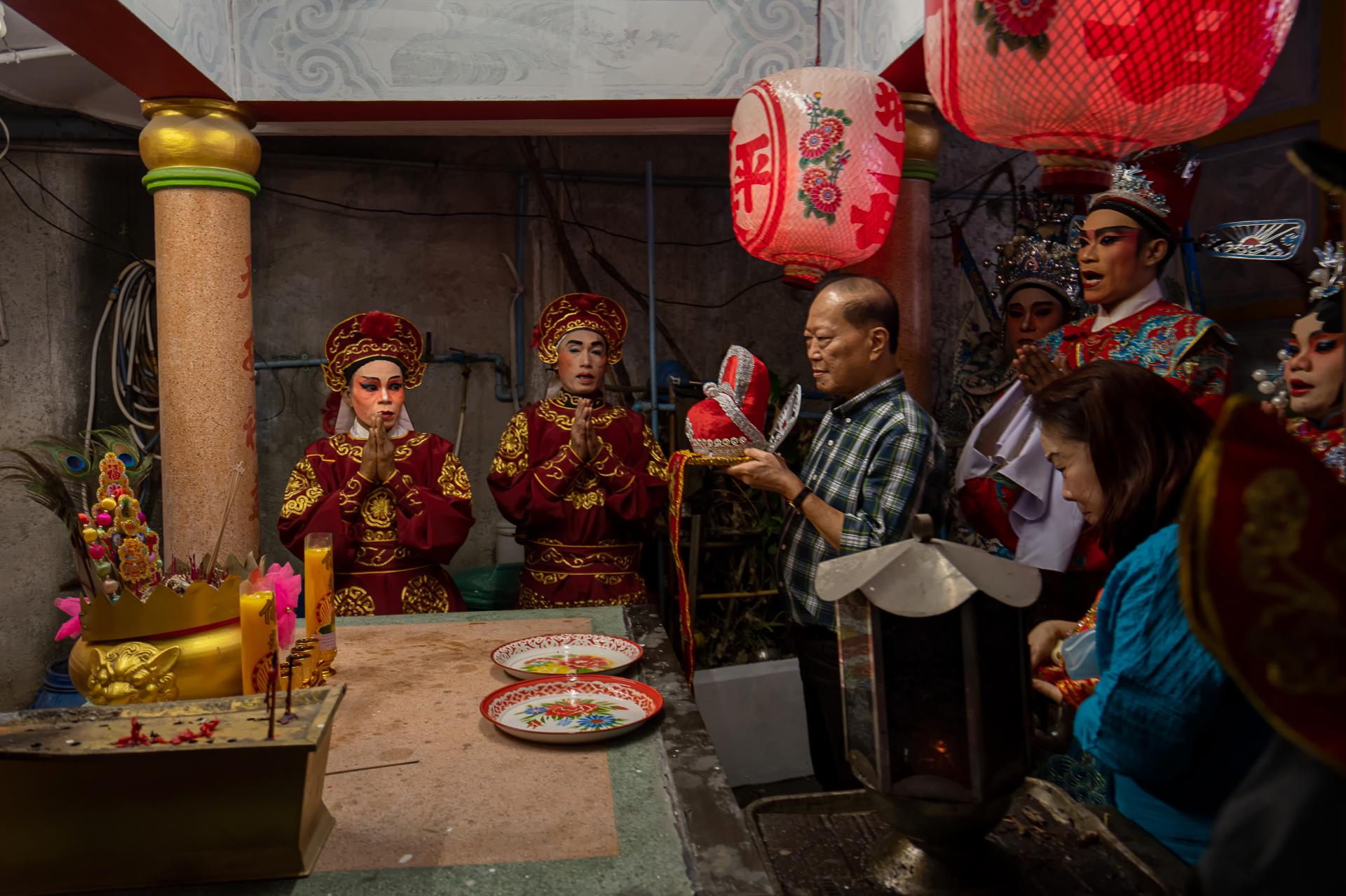 New York Photography Awards Winner - Chalang Gek Lao Chun Chinese Opera Company In Bangkok