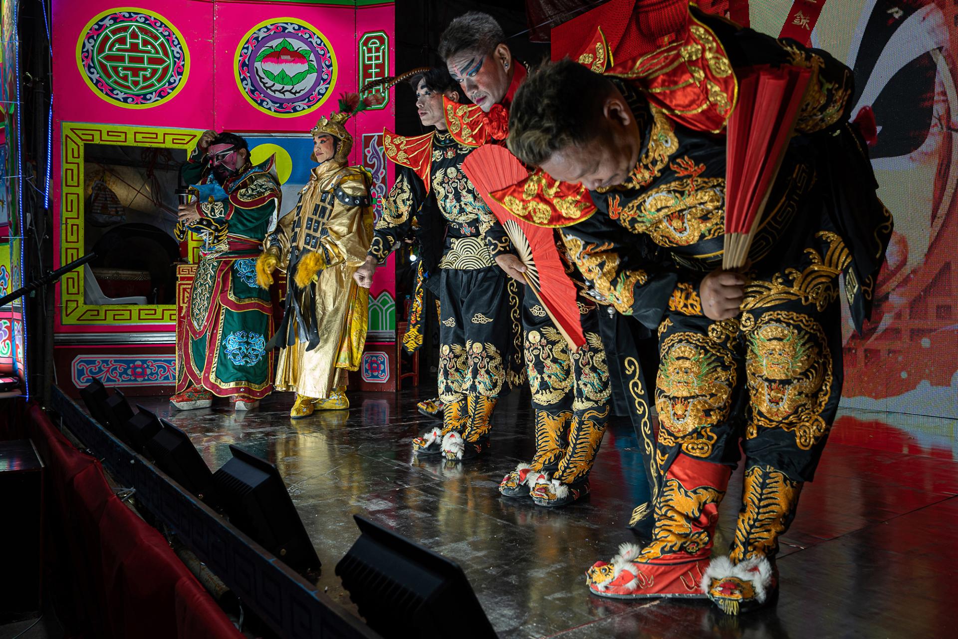 New York Photography Awards Winner - Chalang Gek Lao Chun Chinese Opera Company In Bangkok