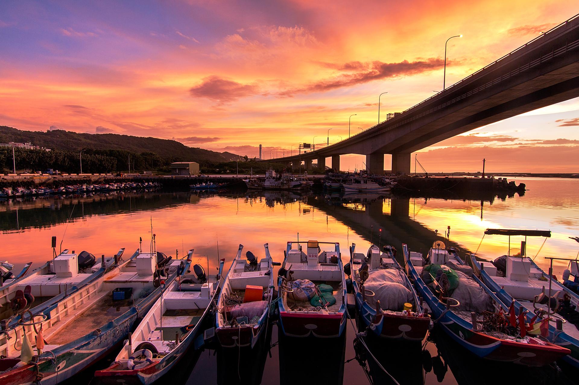 New York Photography Awards Winner - The small fishing port at sunset