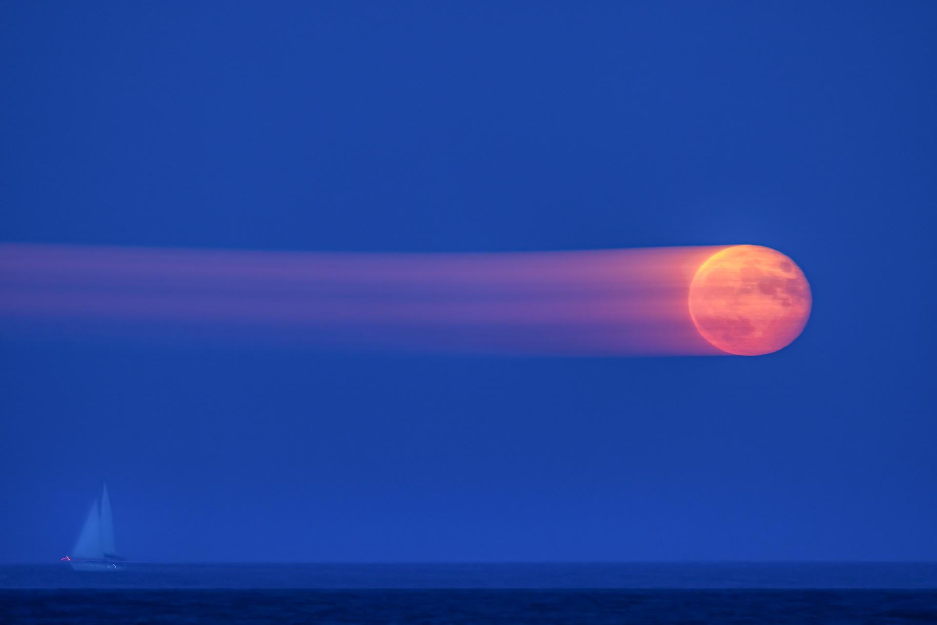 New York Photography Awards Winner - Harvest Moon Blaze