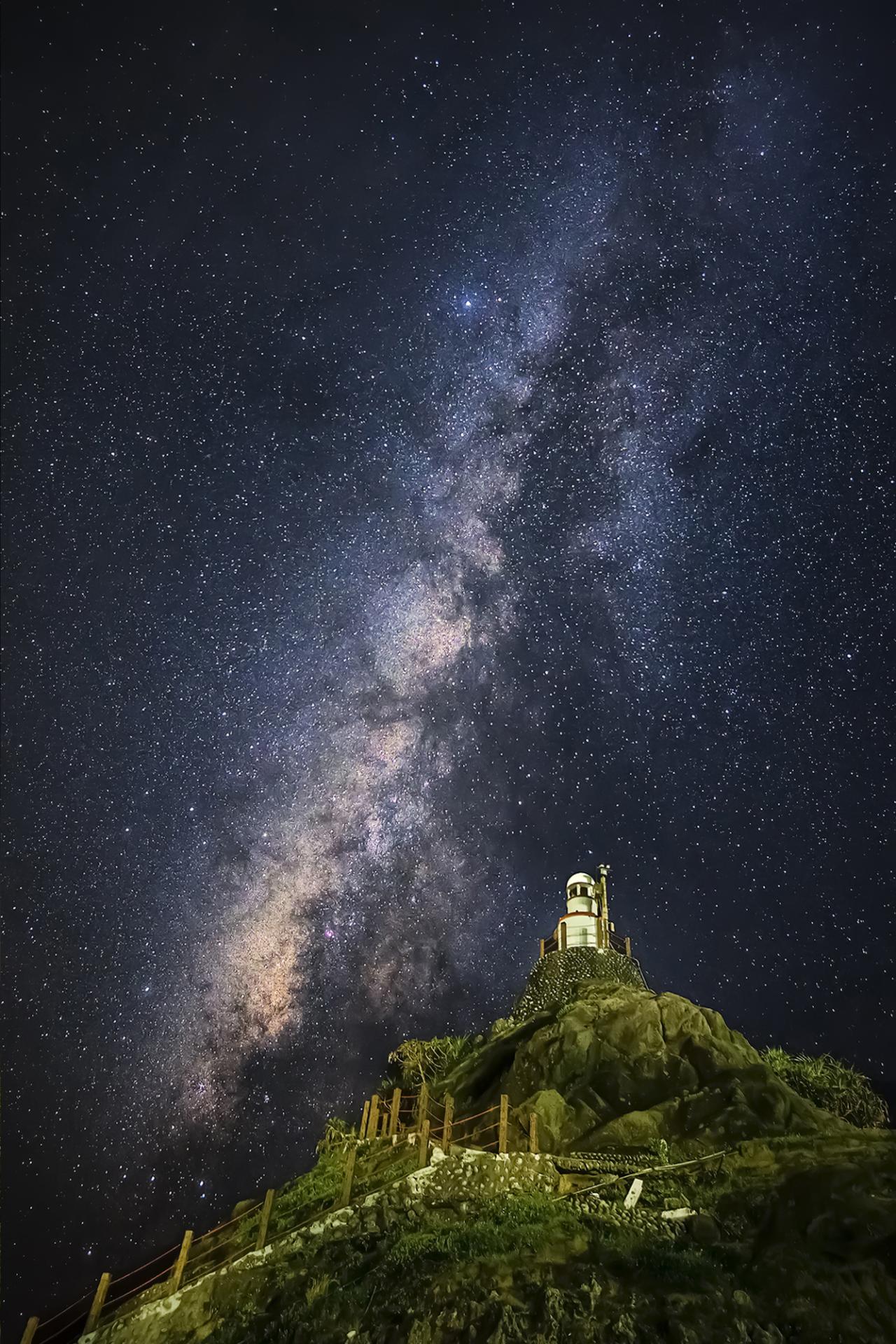 New York Photography Awards Winner - Lighting Tower under Galaxy