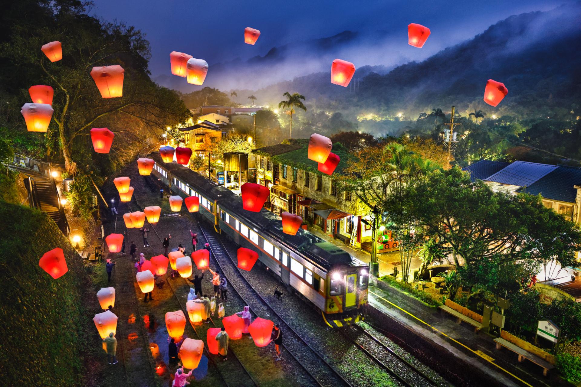 New York Photography Awards Winner - Sky Lantern Train