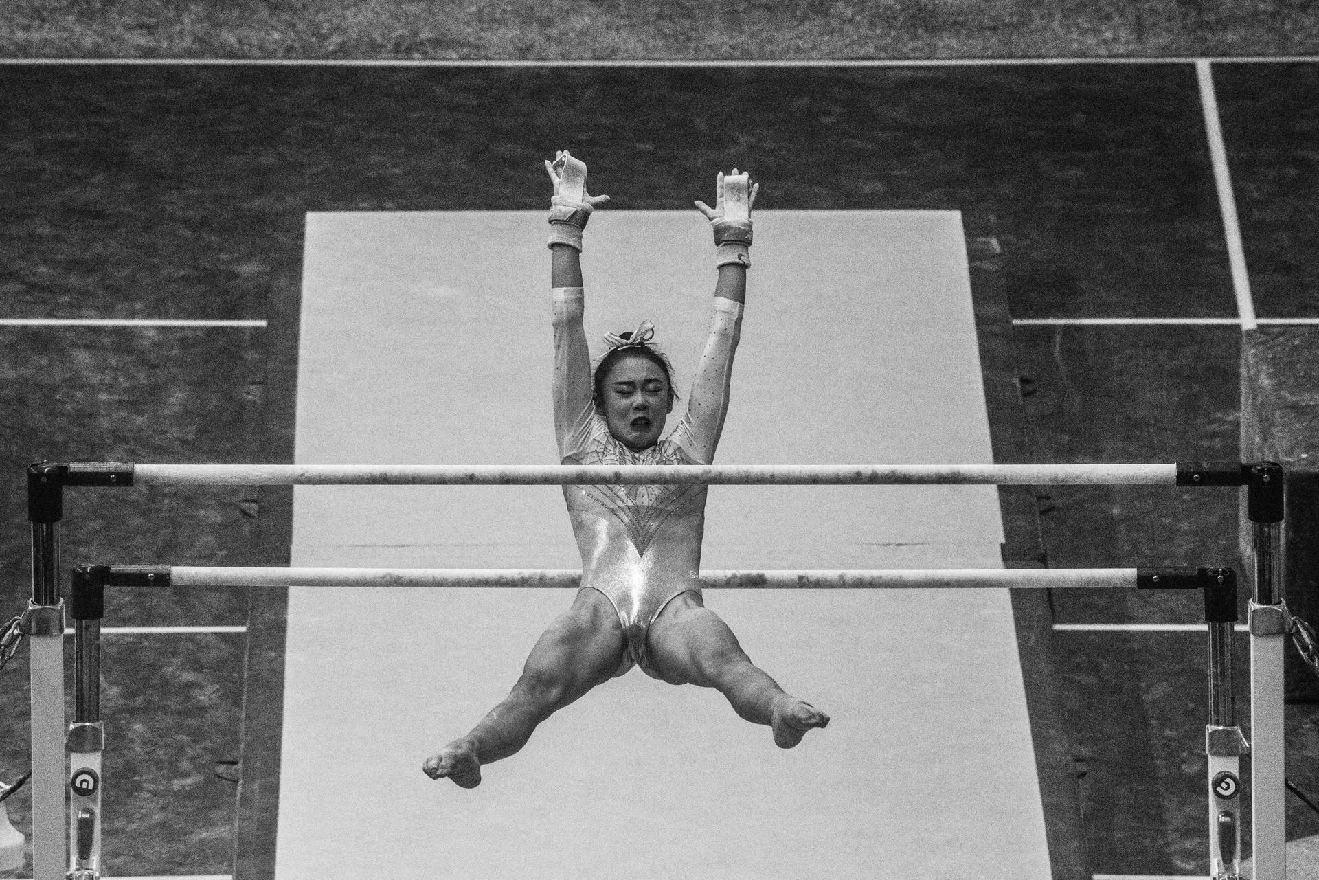 New York Photography Awards Winner - Gymnast between uneven bars