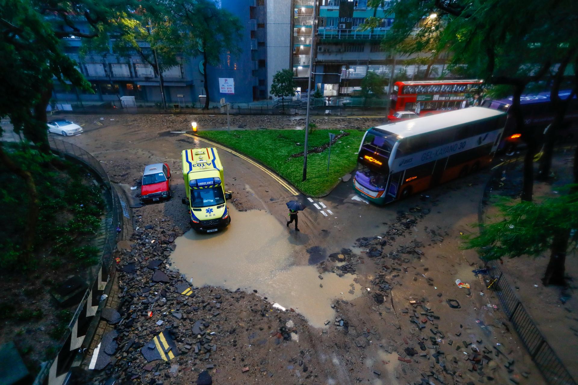 New York Photography Awards Winner - Once-in-a-century rainstorm submerged Hong Kong