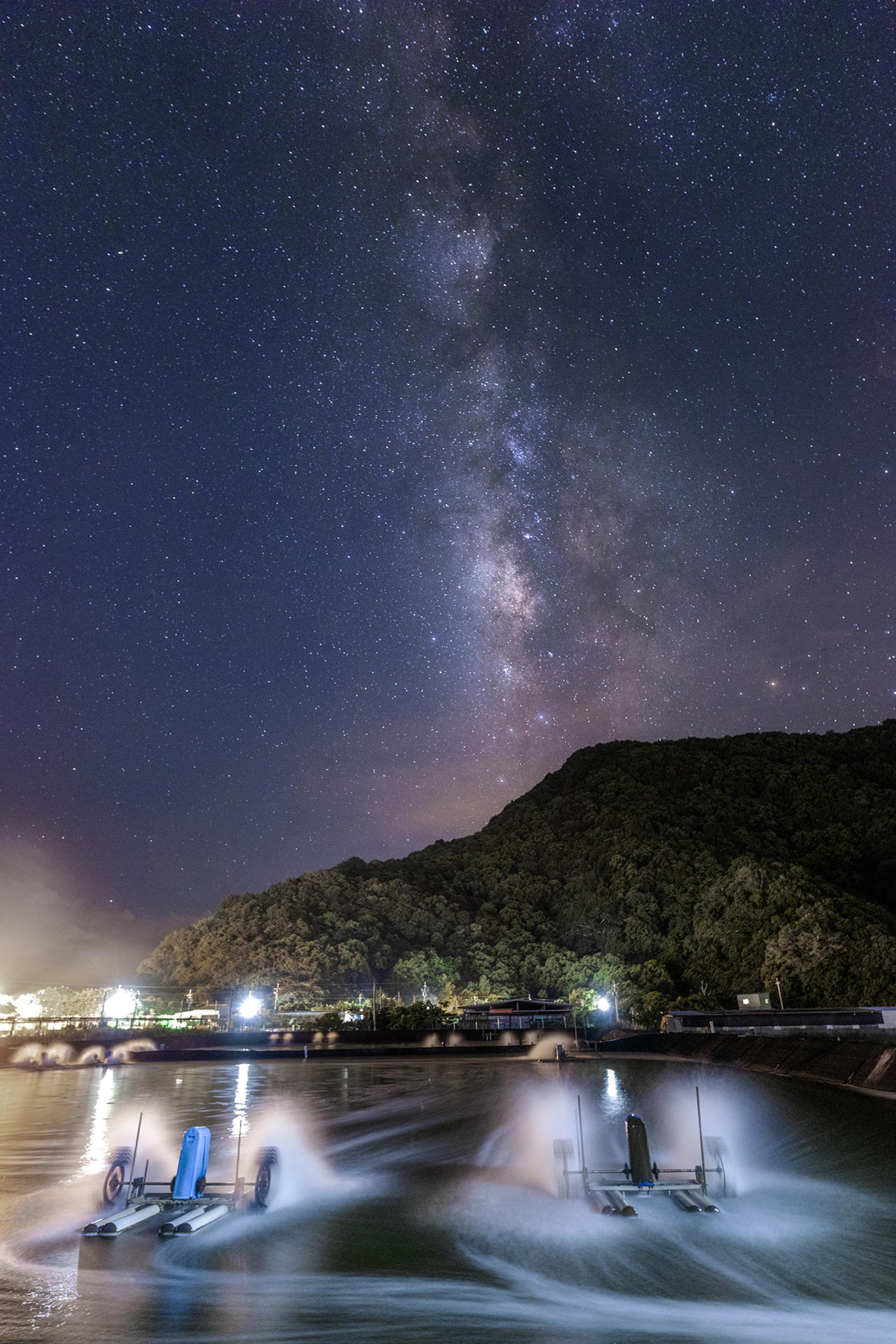 New York Photography Awards Winner - Fish pond under the Milky Way