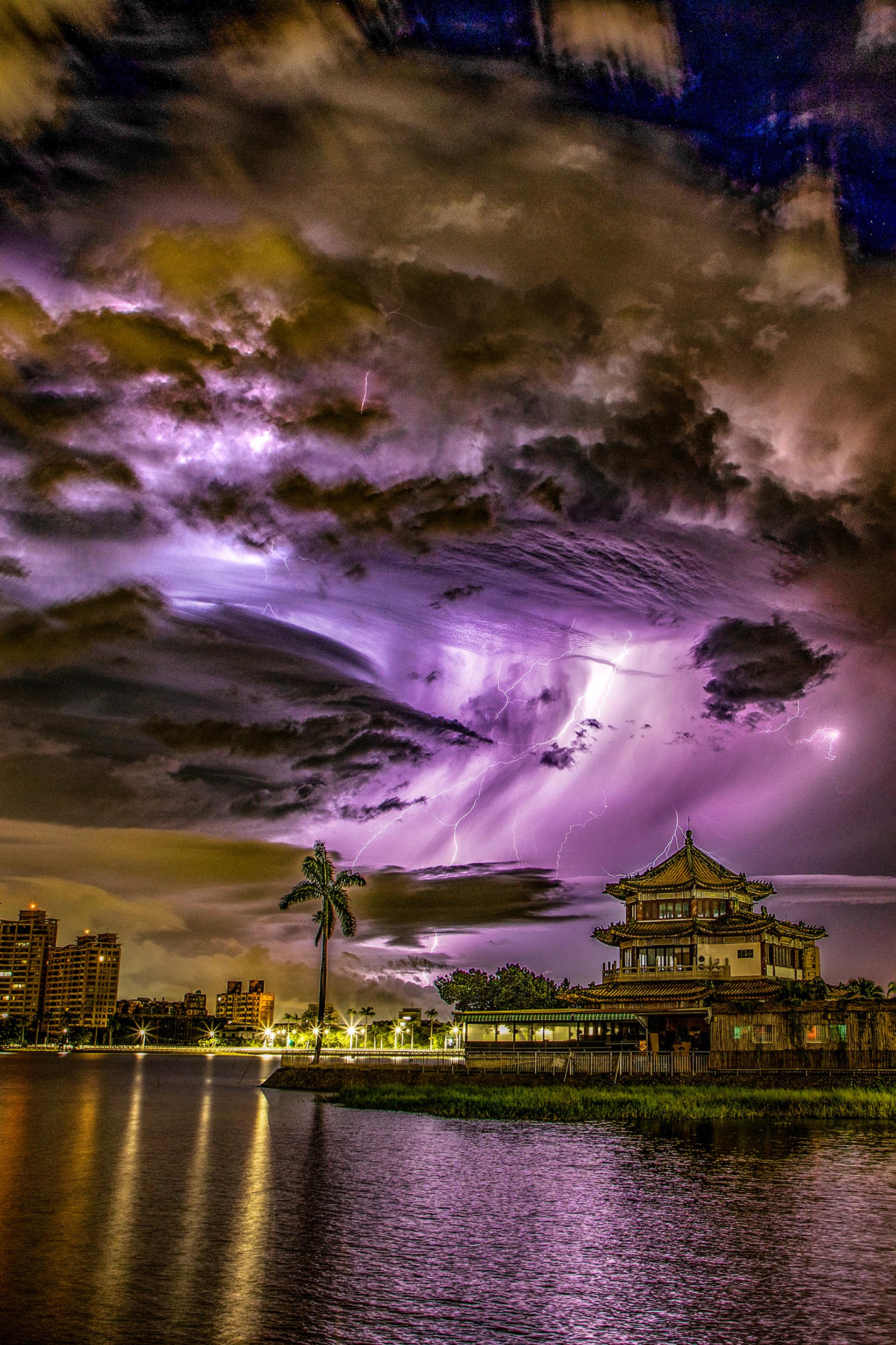 New York Photography Awards Winner - Rain waterfall lightning wonders