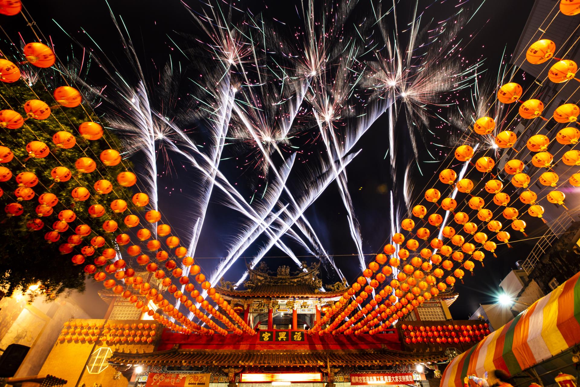 New York Photography Awards Winner - Brilliant fireworks welcome the New Year