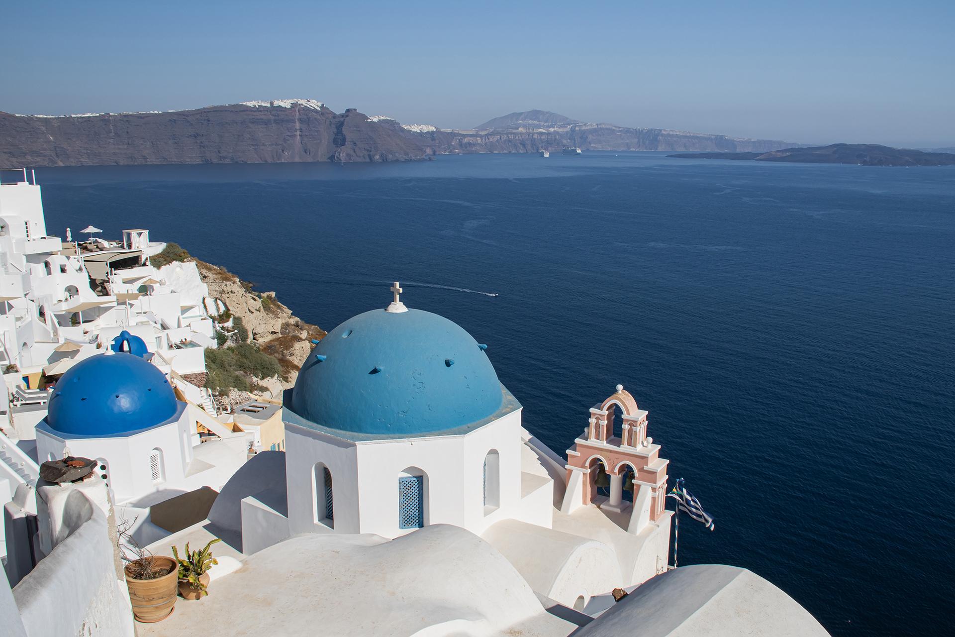 New York Photography Awards Winner - Santorini - In White And Blue