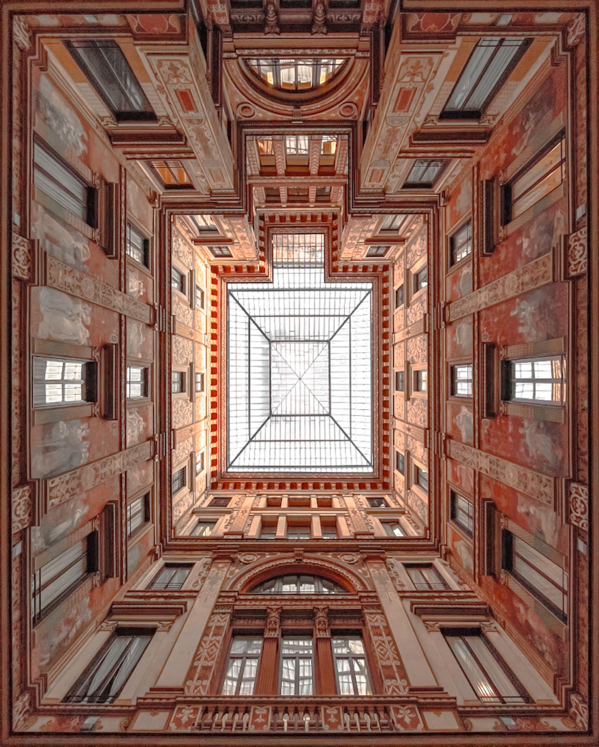 New York Photography Awards Winner - Look-Up Perspectives: A Journey Through Architectural Forms