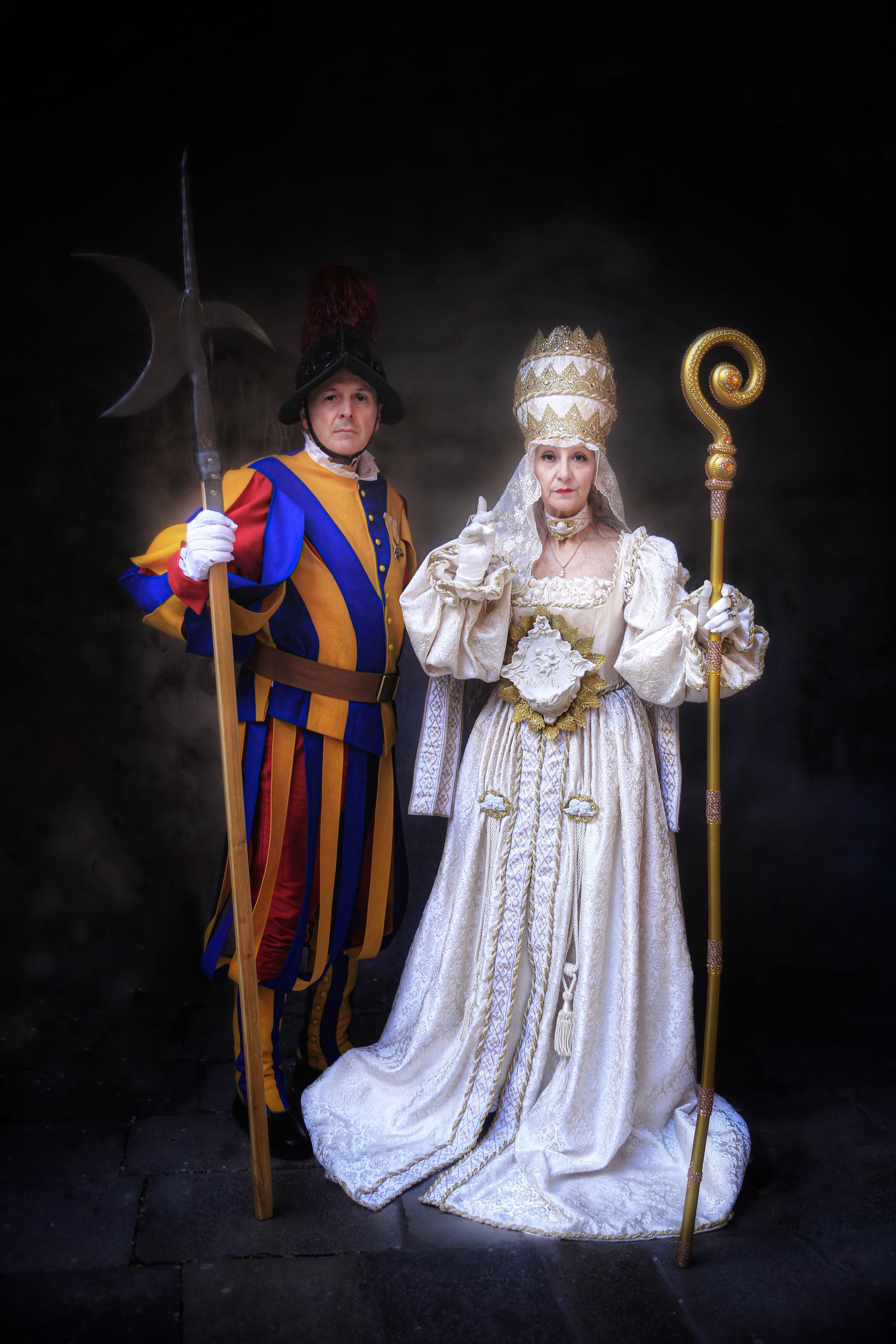 New York Photography Awards Winner - The High Priestess and the Pontifical Swiss Guard