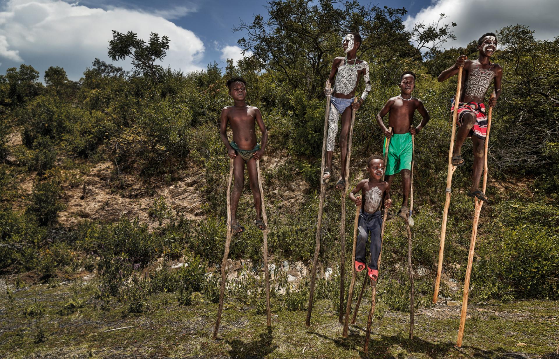 New York Photography Awards Winner - Children on Stilts