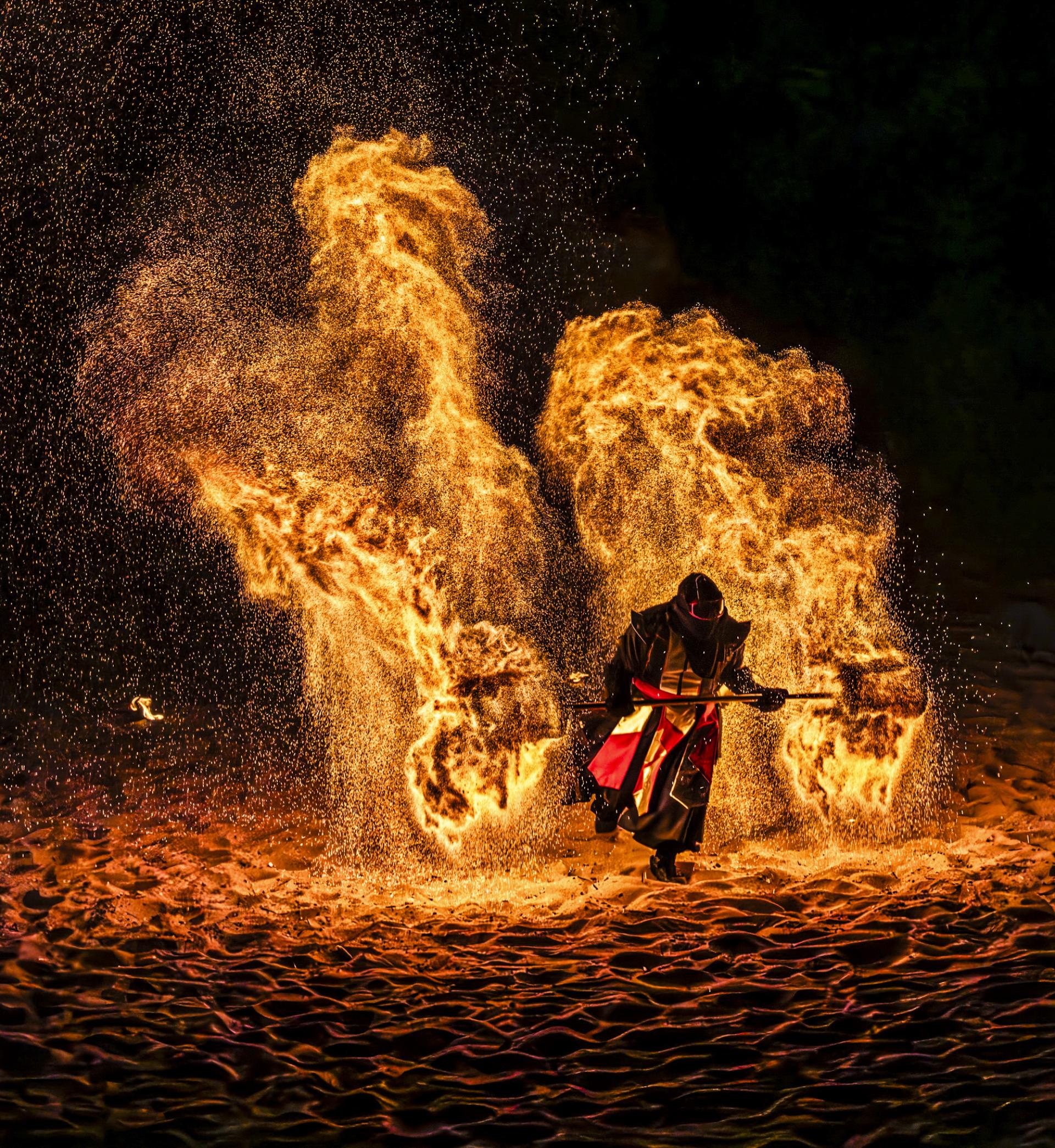 New York Photography Awards Winner - Flames flying into the sky