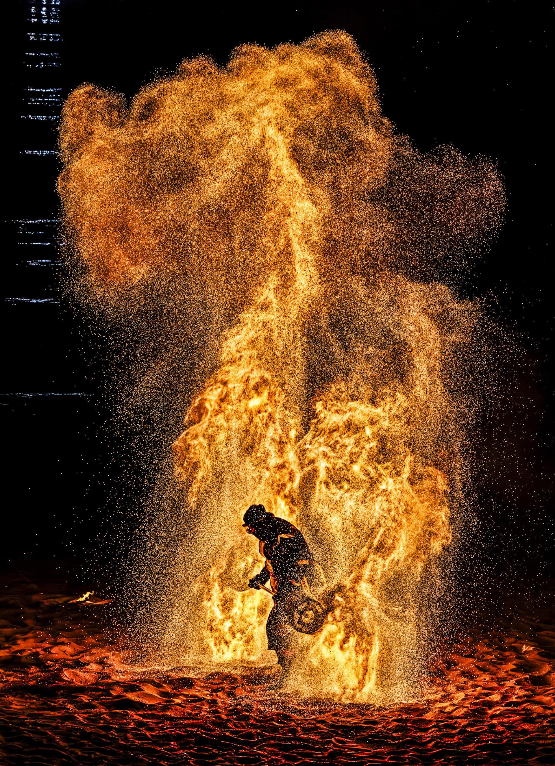 New York Photography Awards Winner - Dreamy big fire dance