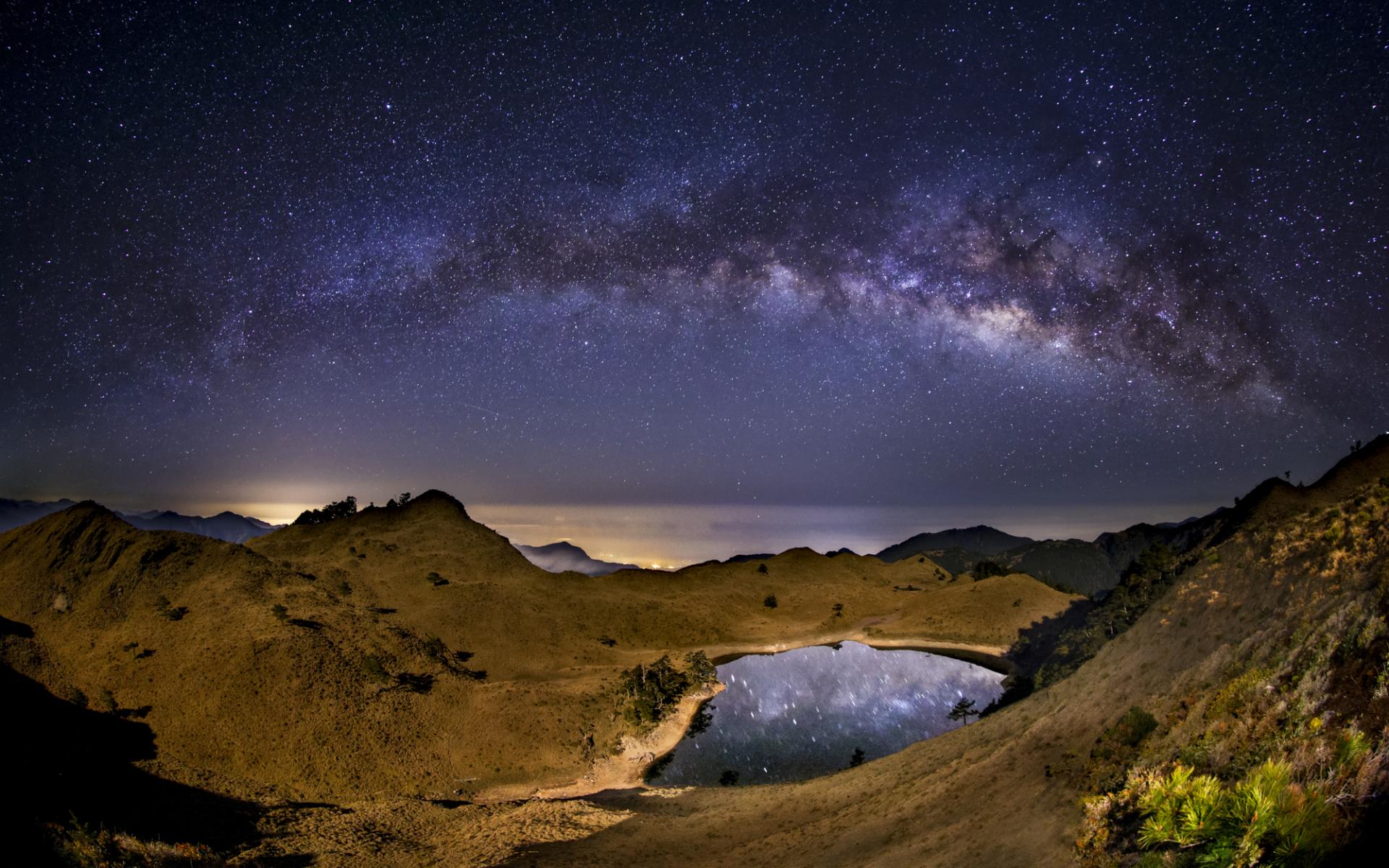 New York Photography Awards Winner - Colorful Lake Island Shadow GalaxyShirley Wung