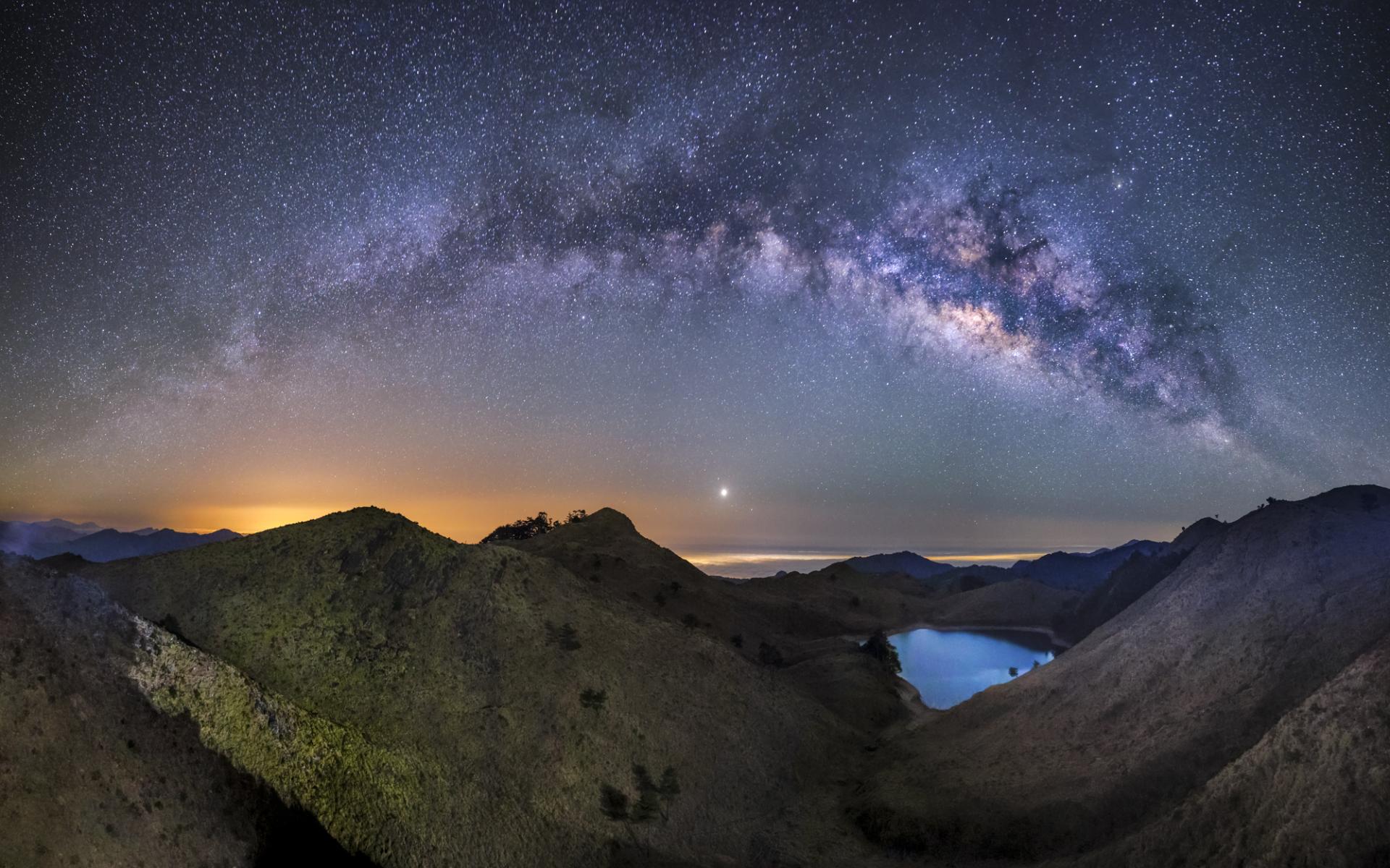 New York Photography Awards Winner - Colorful Lake Galaxy