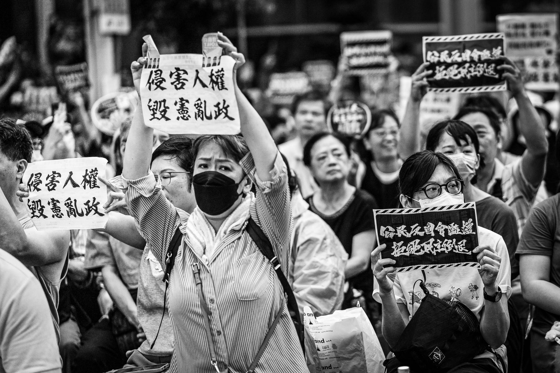 New York Photography Awards Winner - Blue Bird -Protest against the expansion of powers of Taiwan