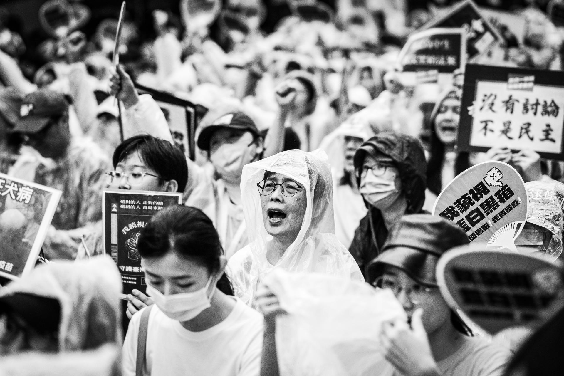 New York Photography Awards Winner - Blue Bird -Protest against the expansion of powers of Taiwan