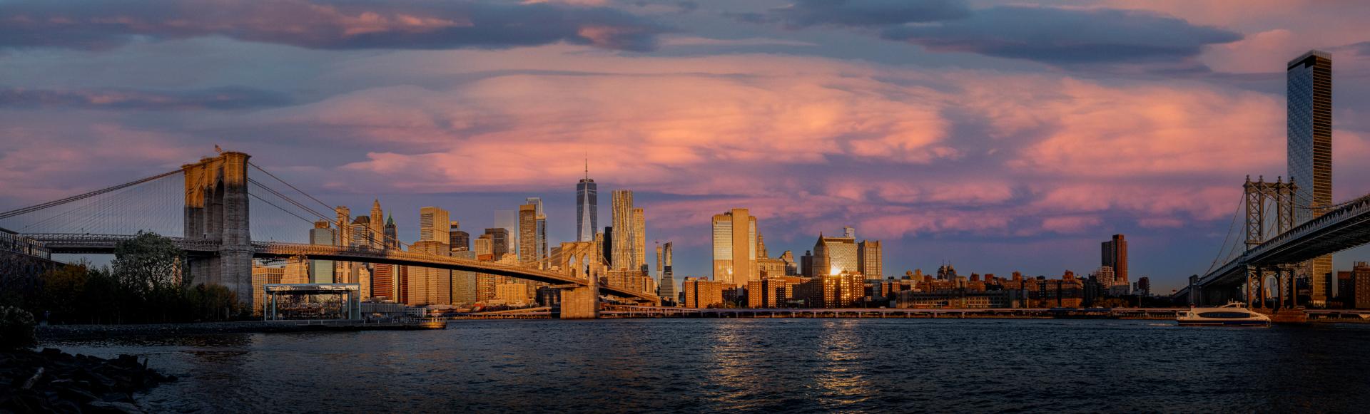 New York Photography Awards Winner - Brooklyn and Manhattan Bridges at sunrise