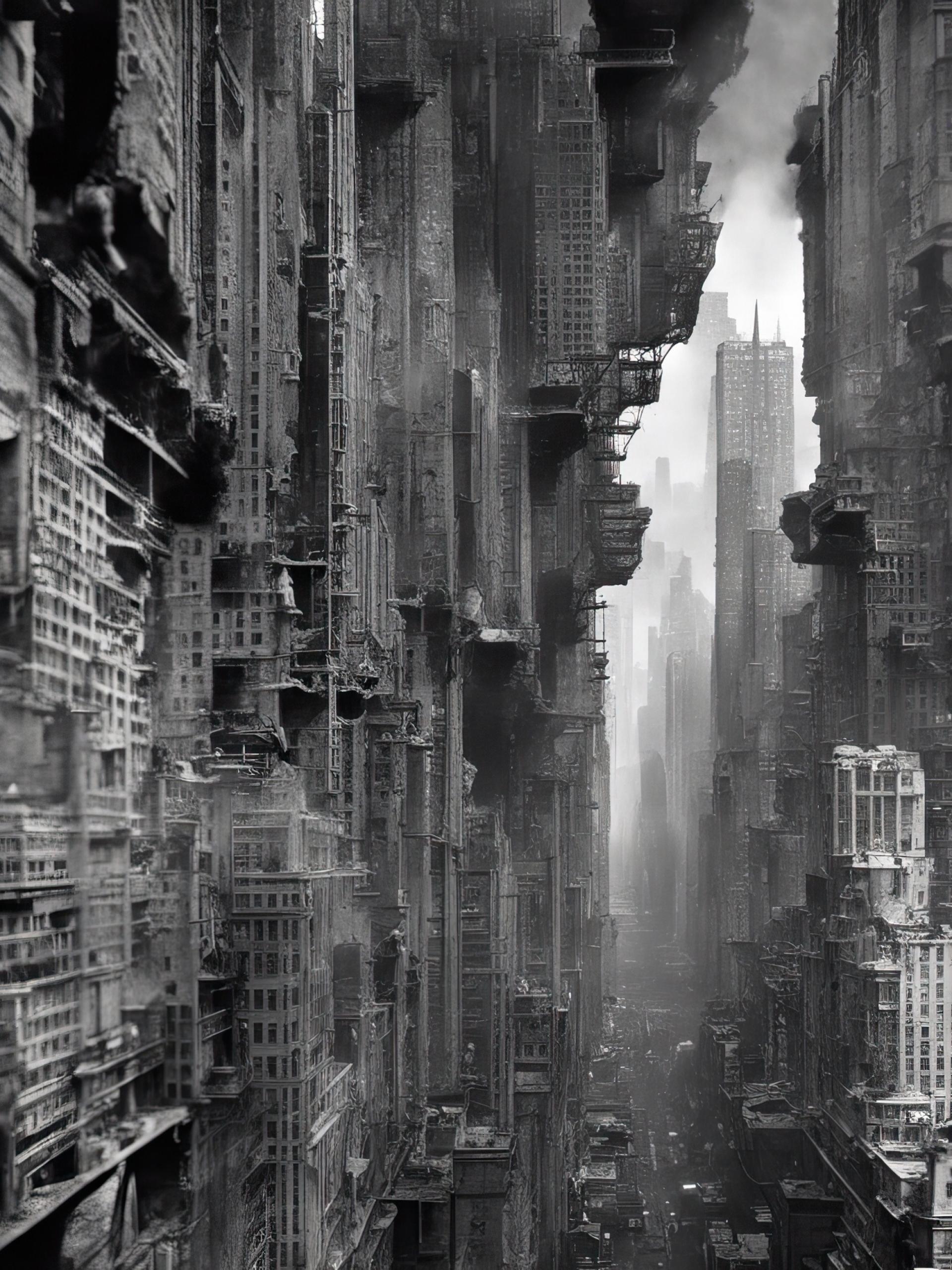 New York Photography Awards Winner - Vertical Abyss - Retrofuturistic Concept