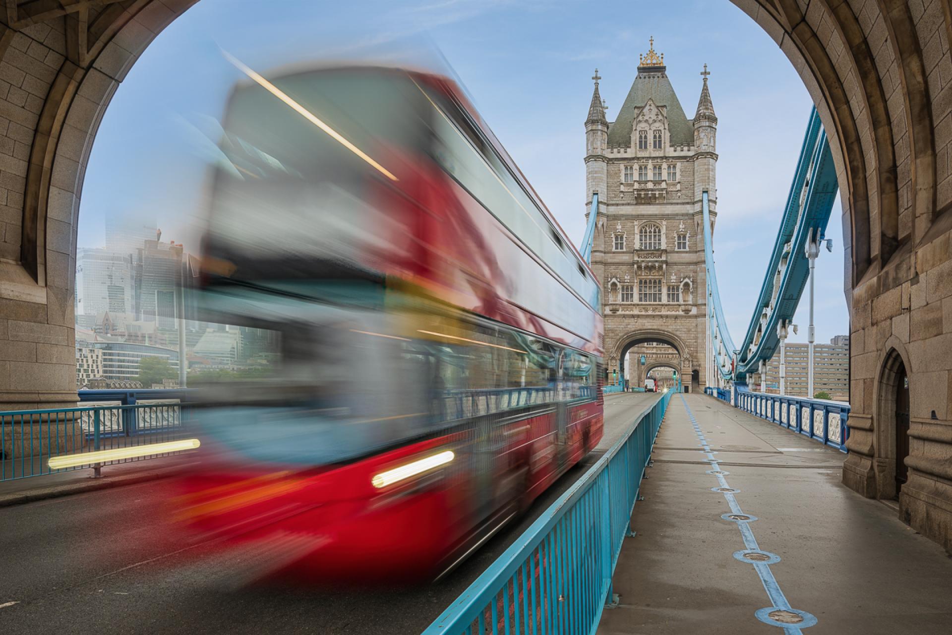 New York Photography Awards Winner - Red Bus on The Tower Bridge