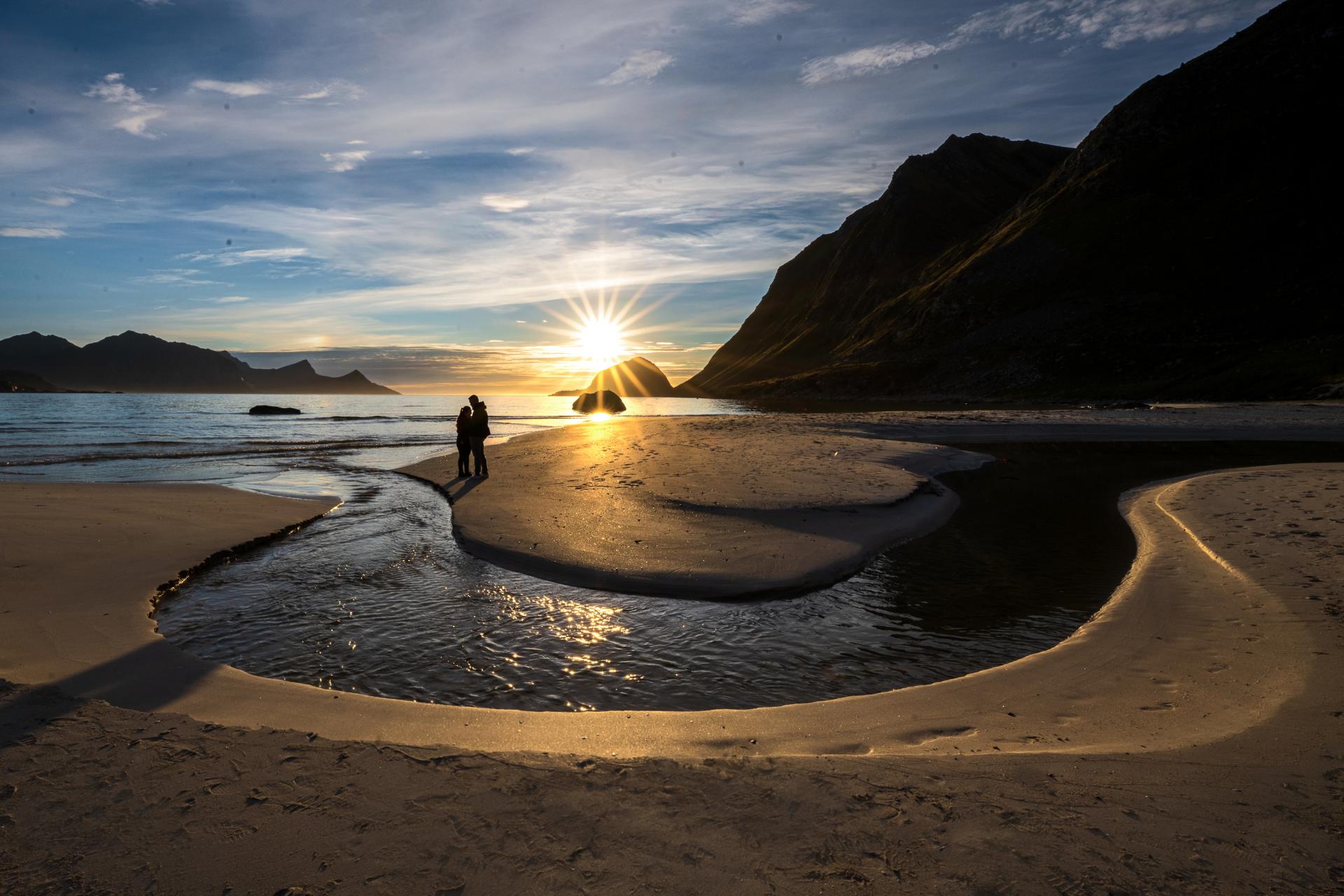 New York Photography Awards Winner - Couple on Beach at Sunset