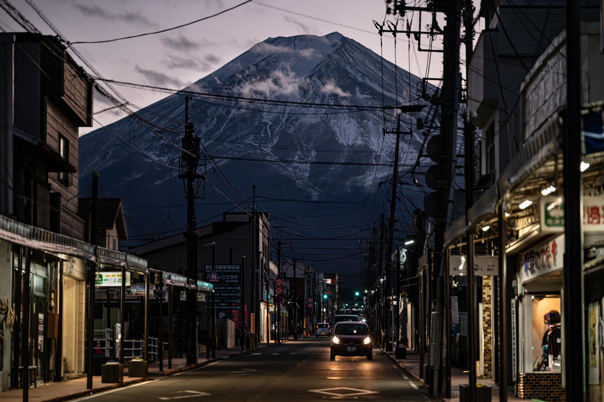 New York Photography Awards Winner - Fuji and the Street at Night