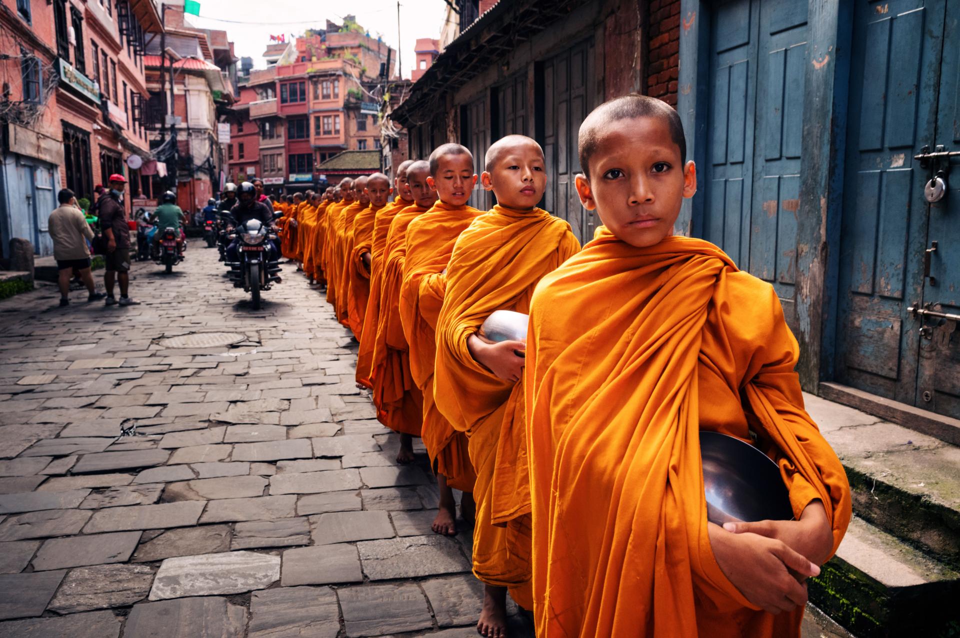 New York Photography Awards Winner - “Walking Light in Bhaktapur”